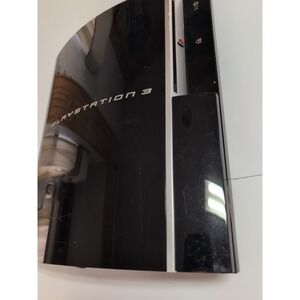 Sony PlayStation 3 60GB Piano Console - Black For Parts Or Repair